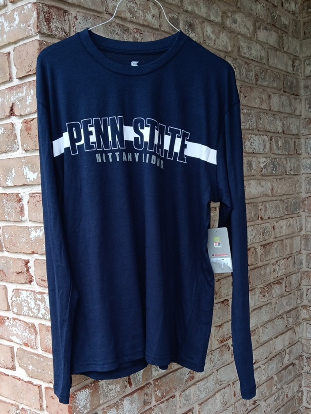 Colosseum Navy Long-Sleeve Penn State Nittany Lions Tee